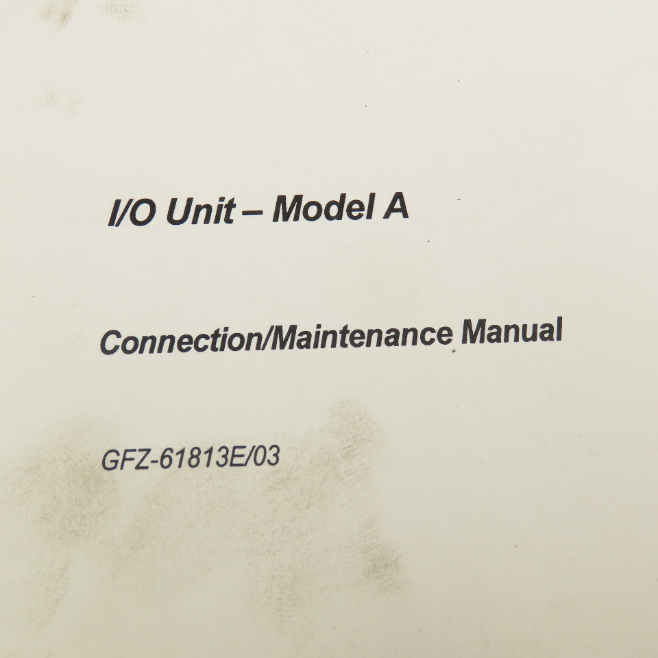 GE Fanuc GFZ-61813E/03 Connection/ Maintenance Manual