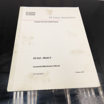 GE Fanuc GFZ-61813E/03 Connection/ Maintenance Manual