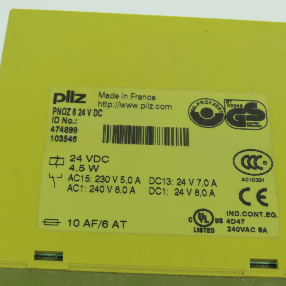 Pilz 474899 PNOZ 2 24 V DC 24V DC Safety Relay 103546