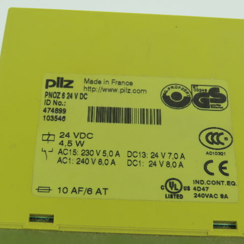 Pilz 474899 PNOZ 2 24 V DC 24V DC Safety Relay 103546