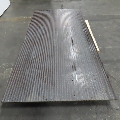 49-1/4" x 100" Wooden Imbedded Magnetic Strip Assembly Table Top