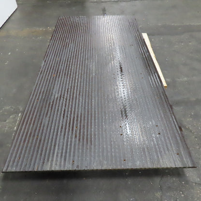 49-1/4" x 100" Wooden Imbedded Magnetic Strip Assembly Table Top