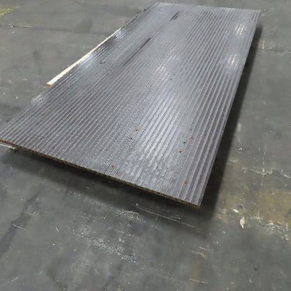 49-1/4" x 100" Wooden Imbedded Magnetic Strip Assembly Table Top