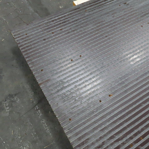 49-1/4" x 100" Wooden Imbedded Magnetic Strip Assembly Table Top