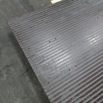 49-1/4" x 100" Wooden Imbedded Magnetic Strip Assembly Table Top