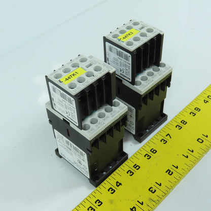 Siemens 3RH1140-1BB40 Sirius 24V DC Contactor Relay W/ Aux Blocks Lot Of 2
