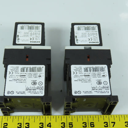 Siemens 3RH1140-1BB40 Sirius 24V DC Contactor Relay W/ Aux Blocks Lot Of 2
