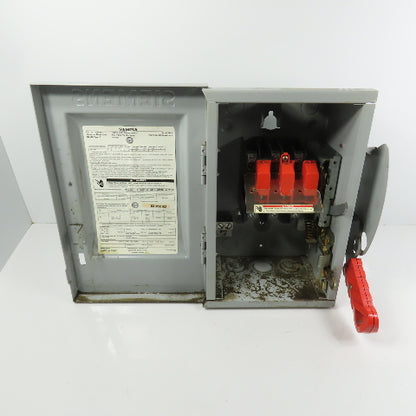Siemens HNF361 30A Non-Fusible Heavy Duty Safety Disconnect Switch 600V AC Type1