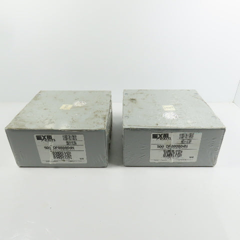 EXM 1100 DF080804N 8" x 8" x 4 Screw Cover Electrical Junction Box Lot Of 2 NEW