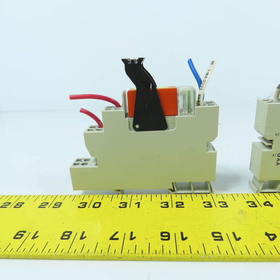 Weidmuller 8536691001 PXZ 35 Relay & Socket Assembly Lot Of 3