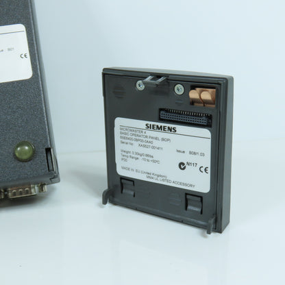 Siemens 6SE6400-0BP00-0AA0 Operator Panel W/6SE6401-1DF00-0AA0 Mount & Cable NEW