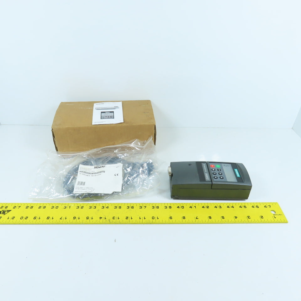 Siemens 6SE6400-0BP00-0AA0 Operator Panel W/6SE6401-1DF00-0AA0 Mount & Cable NEW