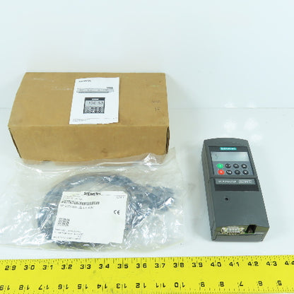 Siemens 6SE6400-0BP00-0AA0 Operator Panel W/6SE6401-1DF00-0AA0 Mount & Cable NEW