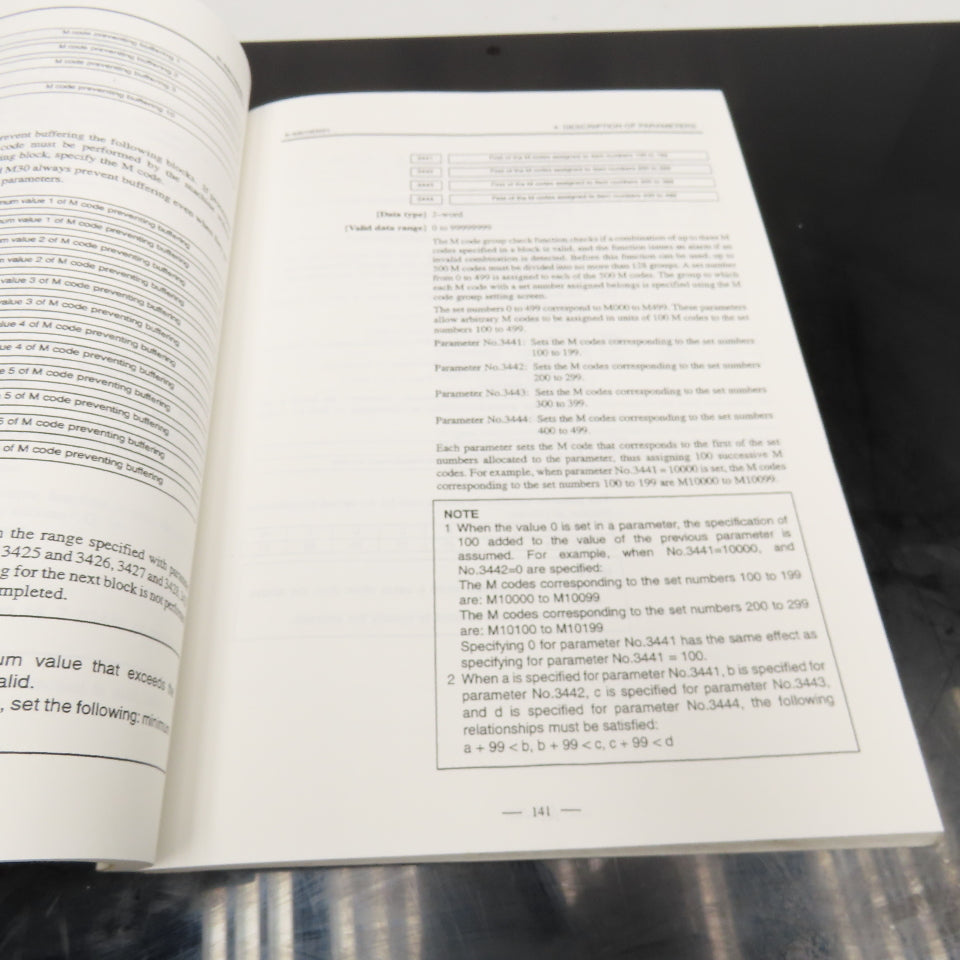 GE Fanuc GFZ-63010EN/01 16i/18i/160i/180i-Model A Parameter Manual