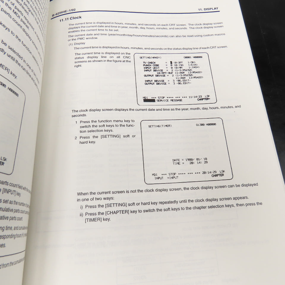 GE Fanuc GFZ-62564E-1/02 Series 15-Model B Series 150-Model B Operator Manual