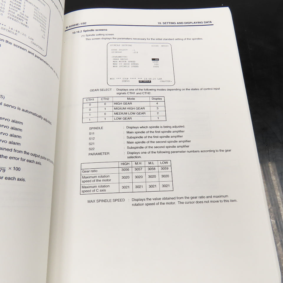GE Fanuc GFZ-62564E-1/02 Series 15-Model B Series 150-Model B Operator Manual