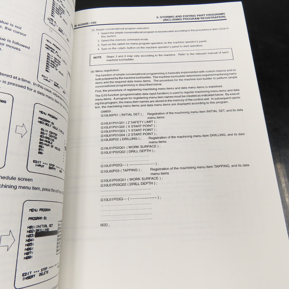 GE Fanuc GFZ-62564E-1/02 Series 15-Model B Series 150-Model B Operator Manual