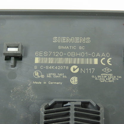 Siemens 6ES7120-0BH01-0AA0 Simatic SC Spring Terminal Block W/6ES7120-2BH00-0AA0