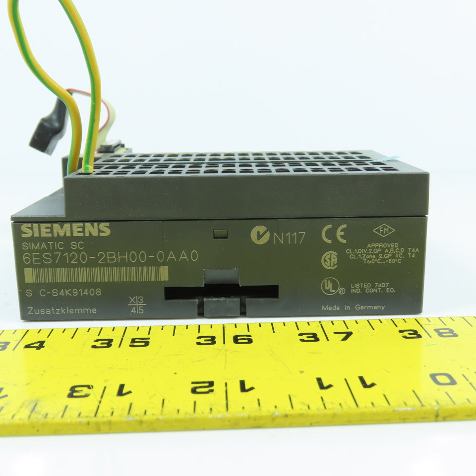 Siemens 6ES7120-0BH01-0AA0 Simatic SC Spring Terminal Block W/6ES7120-2BH00-0AA0
