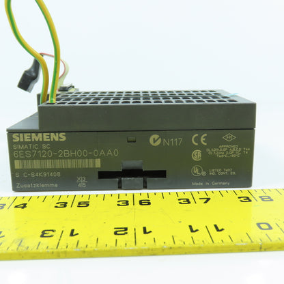 Siemens 6ES7120-0BH01-0AA0 Simatic SC Spring Terminal Block W/6ES7120-2BH00-0AA0