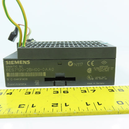 Siemens 6ES7120-0BH01-0AA0 Simatic SC Spring Terminal Block W/6ES7120-2BH00-0AA0