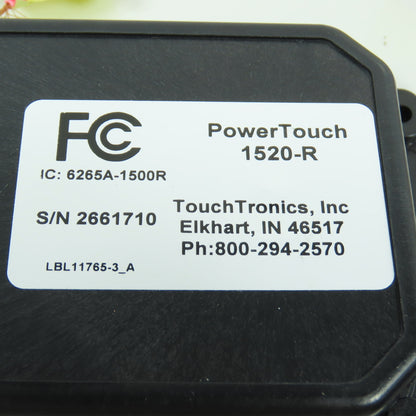 TouchTronics 1520-R PowerTouch Radio Frequency Remote Control System 24VDC NEW