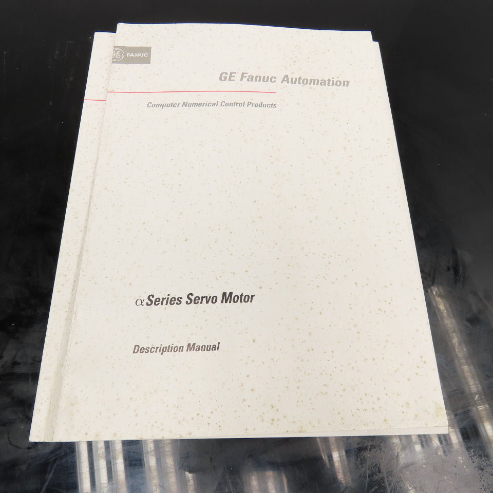 GE Fanuc GFZ-65142E/02 Alpha a Series Servo Motor Description Manual