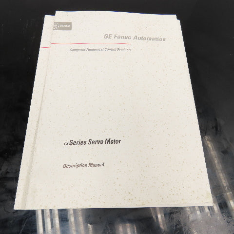 GE Fanuc GFZ-65142E/02 Alpha a Series Servo Motor Description Manual