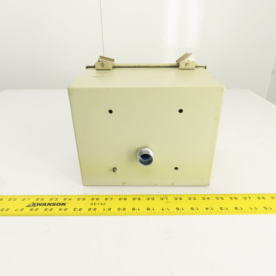 Hoffman A-10086CH 10 x 8 x 6" Electrical Enclosure (No Backplate) 5 Push Buttons