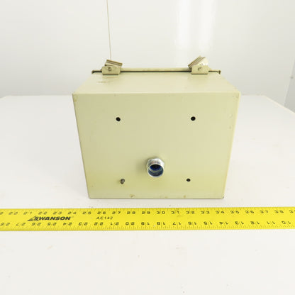 Hoffman A-10086CH 10 x 8 x 6" Electrical Enclosure (No Backplate) 5 Push Buttons