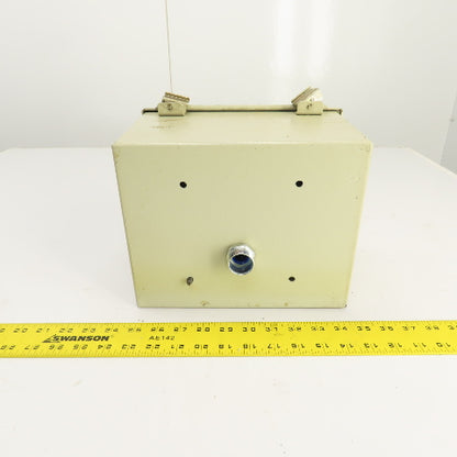 Hoffman A-10086CH 10 x 8 x 6" Electrical Enclosure (No Backplate) 5 Push Buttons