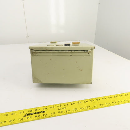 Hoffman A-10086CH 10 x 8 x 6" Electrical Enclosure (No Backplate) 5 Push Buttons