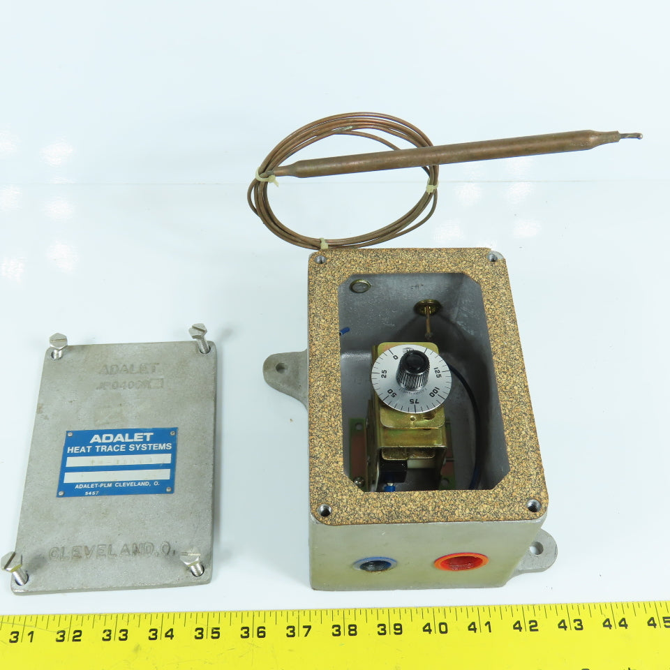 Heat Trace System TW-150C1 Haz Location Thermostat 0-150°F W/ Adalet-PLM JP04060