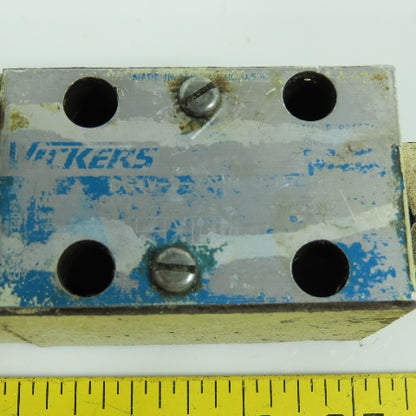 Vickers DG4V-3-7A-M-U-H7-60 4/2 Position Hydraulic Directional Control Valve
