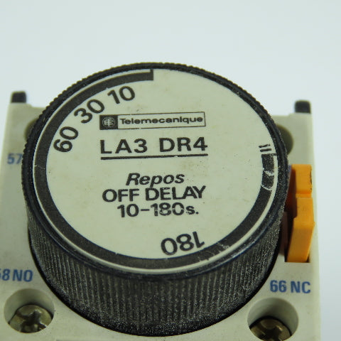 Telemecanique CA2 DN31 10A Contactor 220v Coil W/ LA3 DR4 Time Delay Relay