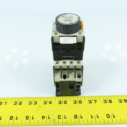 Telemecanique CA2 DN31 10A Contactor 220v Coil W/ LA3 DR4 Time Delay Relay