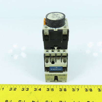 Telemecanique CA2 DN31 10A Contactor 220v Coil W/ LA3 DR4 Time Delay Relay