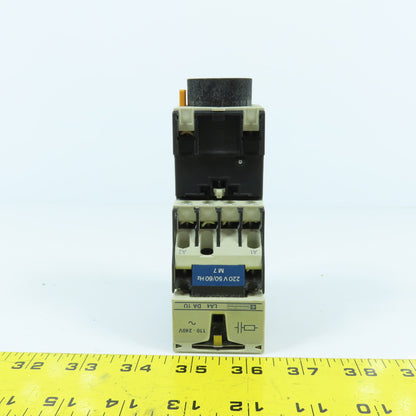 Telemecanique CA2 DN31 10A Contactor 220v Coil W/ LA3 DR4 Time Delay Relay
