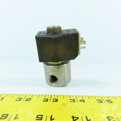 CKD AB31-02-2 24VDC Stainless Steel Solenoid Valve 1/4" Ports