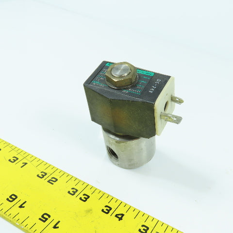 CKD AB31-02-2 24VDC Stainless Steel Solenoid Valve 1/4" Ports