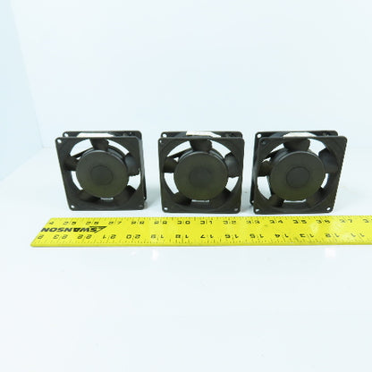 NMB 3610PS-22T-B30 220VAC Cooling Fan Single Phase 3-5/8" x 3-5/8" Lot Of 3