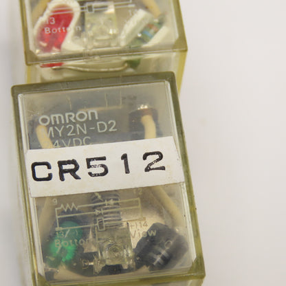 Omron MY2N-D2 110/120VAC Control Relay Lot Of 14