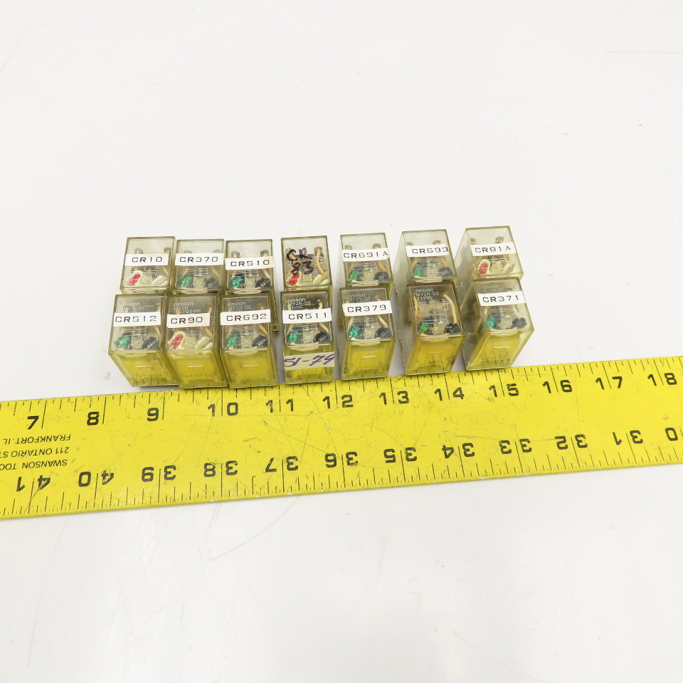 Omron MY2N-D2 110/120VAC Control Relay Lot Of 14