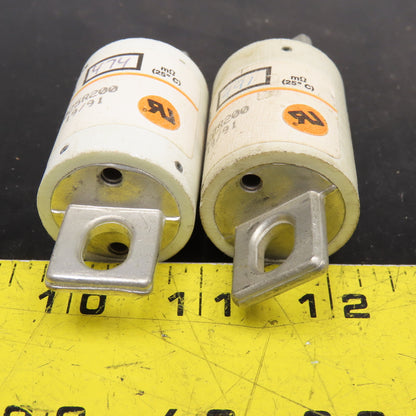 Ferraz A025R200 250V AC/DC 200A Fuse Lot Of 2