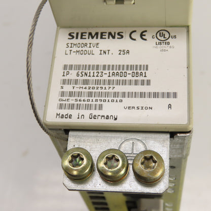 Siemens 6SN1123-1AA00-0BA1 Version A Simodrive LT-Modul 25A