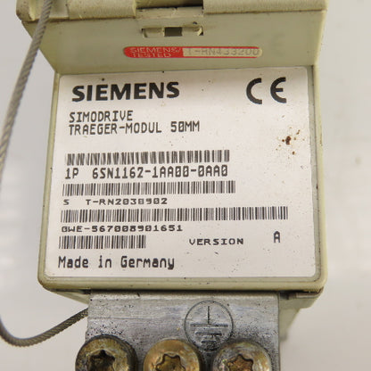 Siemens 6SN1162-1AA00-0AA0 Version A Simodrive Traeger-Modul 50mm
