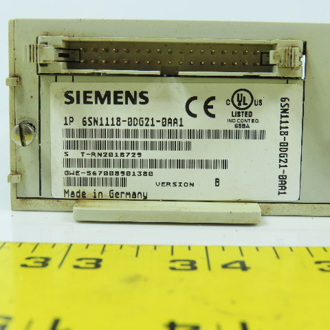 Siemens 6SN1118-0DG21-0AA1 Version B Simodrive 611 X Axis Control Board