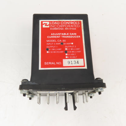 Load Controls Inc. Model CA-30 5 Amp Adjustable Gain Current Controller
