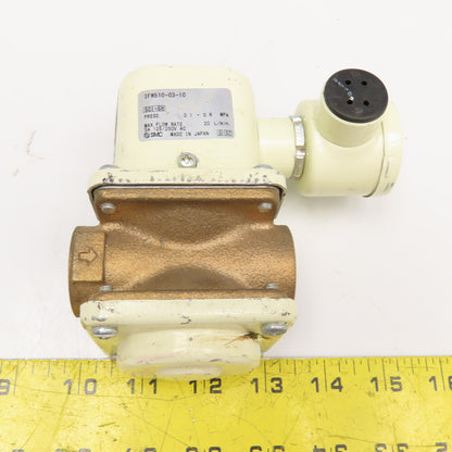 SMC 1FW510-03-10 3/8" Port 20L/min 120/250VAC Diaphragm Style Flow Switch