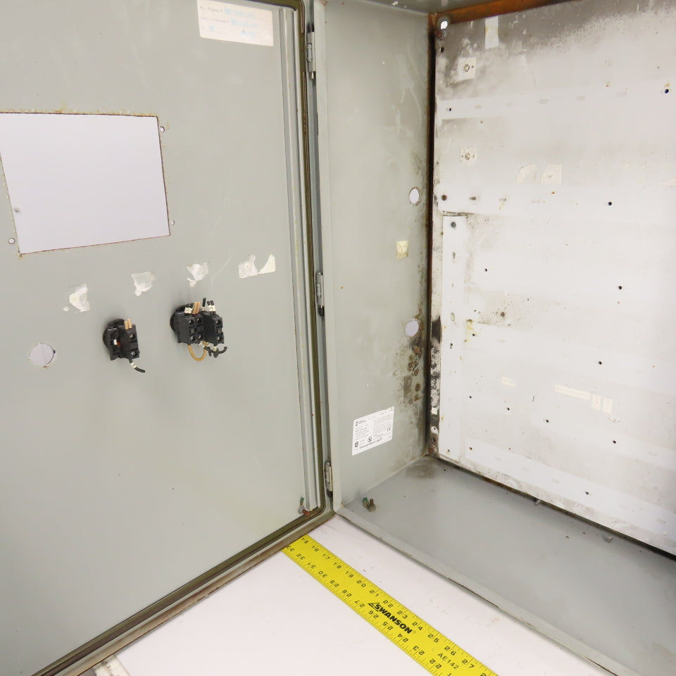 Hammond EN4SD302410GY 30 x 24 x 10" Electrical Enclosure W/ Backplate Type 4, 12